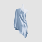 Asymmetrical One-Shoulder Handkerchief Ruffle Top
