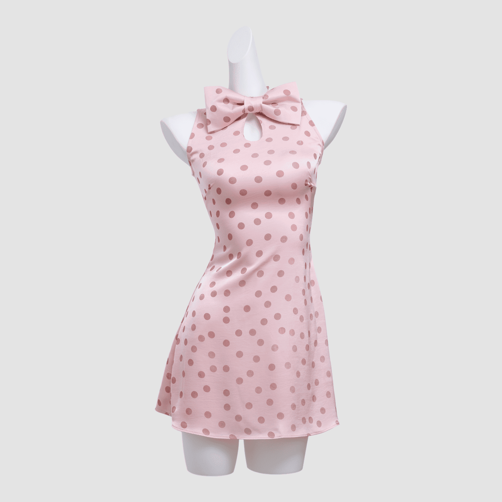 Bow Flutter Miniskirt