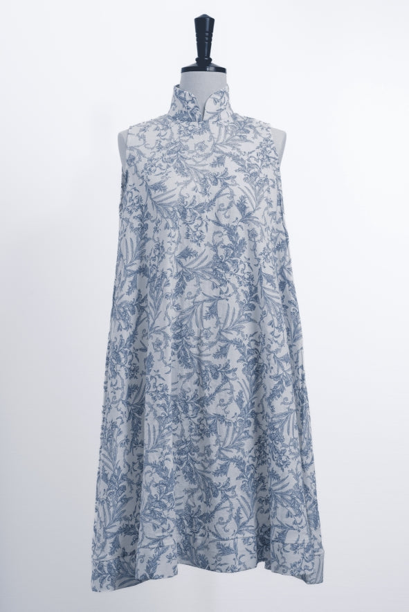 Off-Shoulder A-Line Knee-Length Qipao