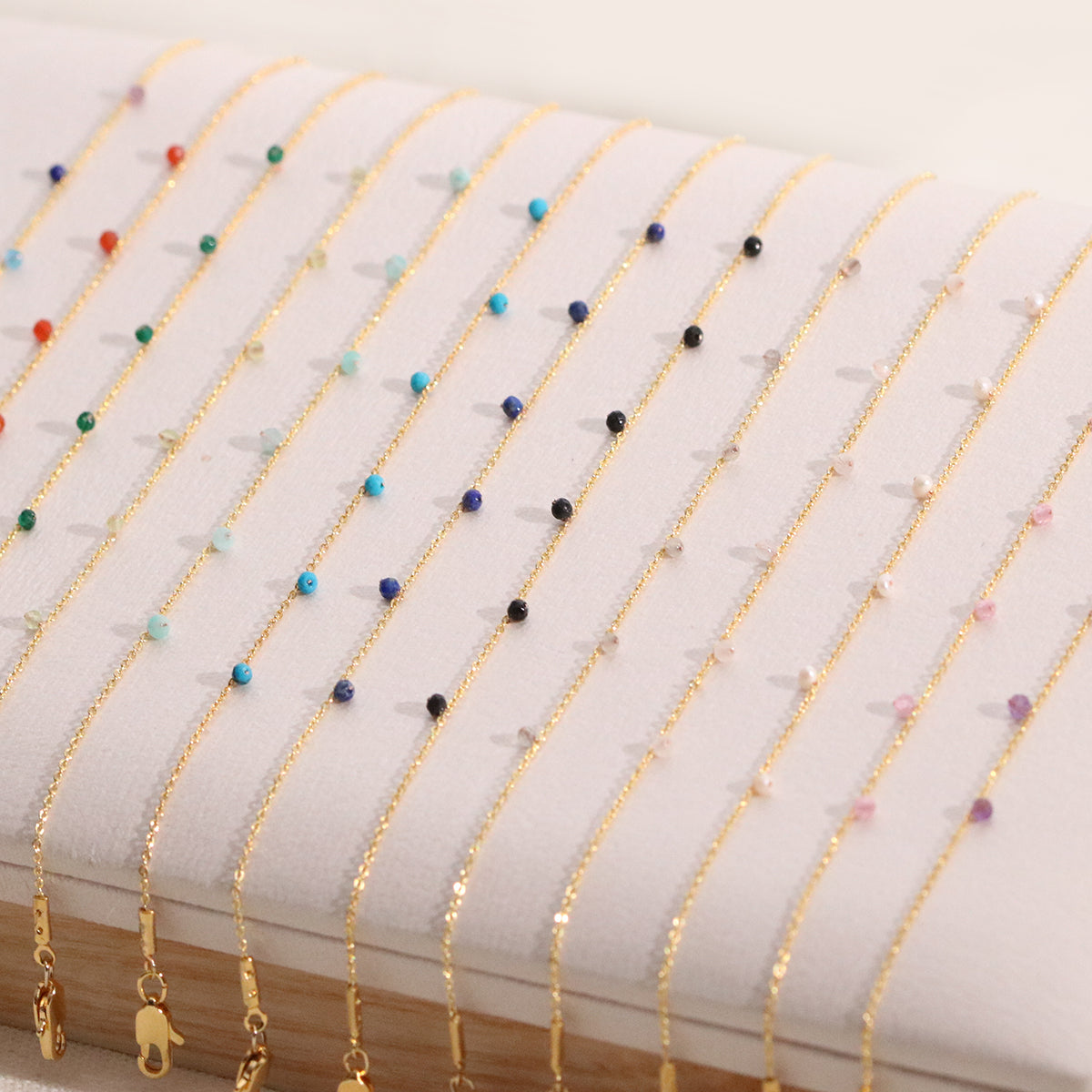 Six berry gemstone bracelet-1