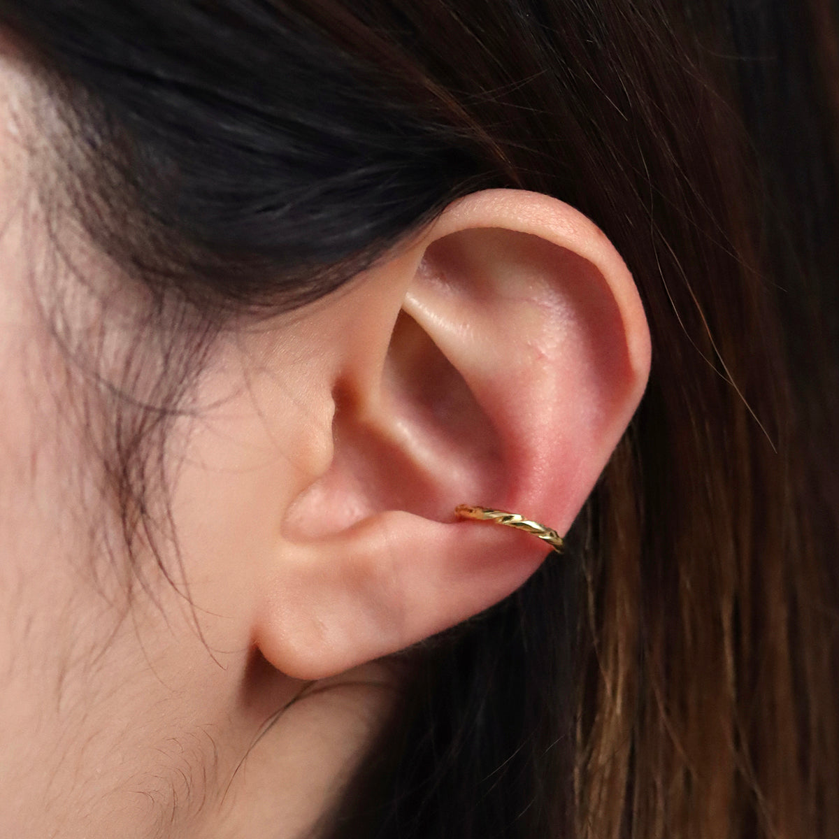 Twisted line ear cuff-1