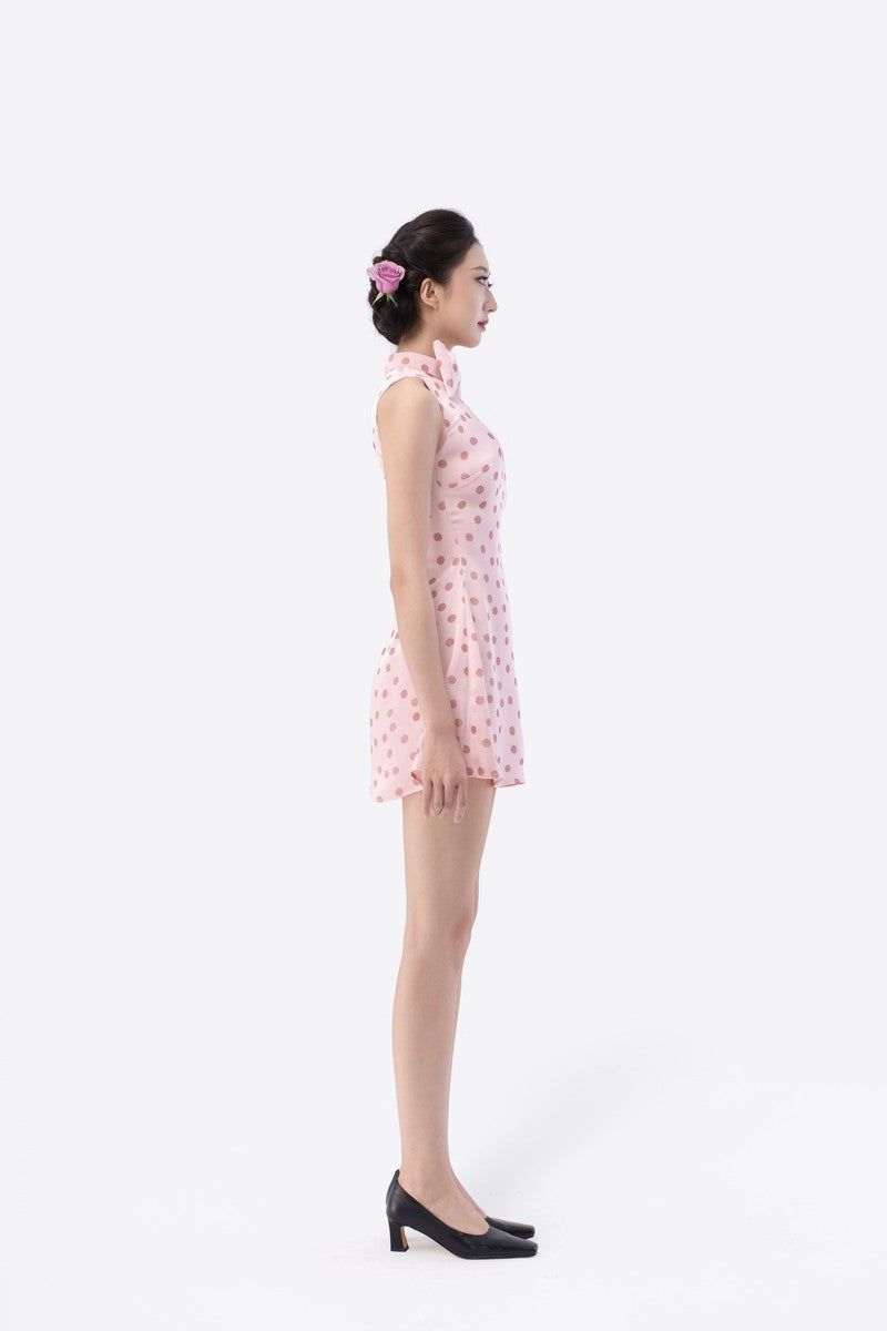 Bow Flutter Miniskirt