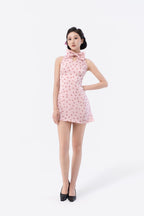 Bow Flutter Miniskirt