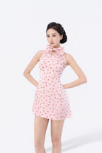Bow Flutter Miniskirt