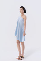 Asymmetrical One-Shoulder Handkerchief Ruffle Top