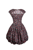 Flutter Sleeve Tie Bubble Miniskirt