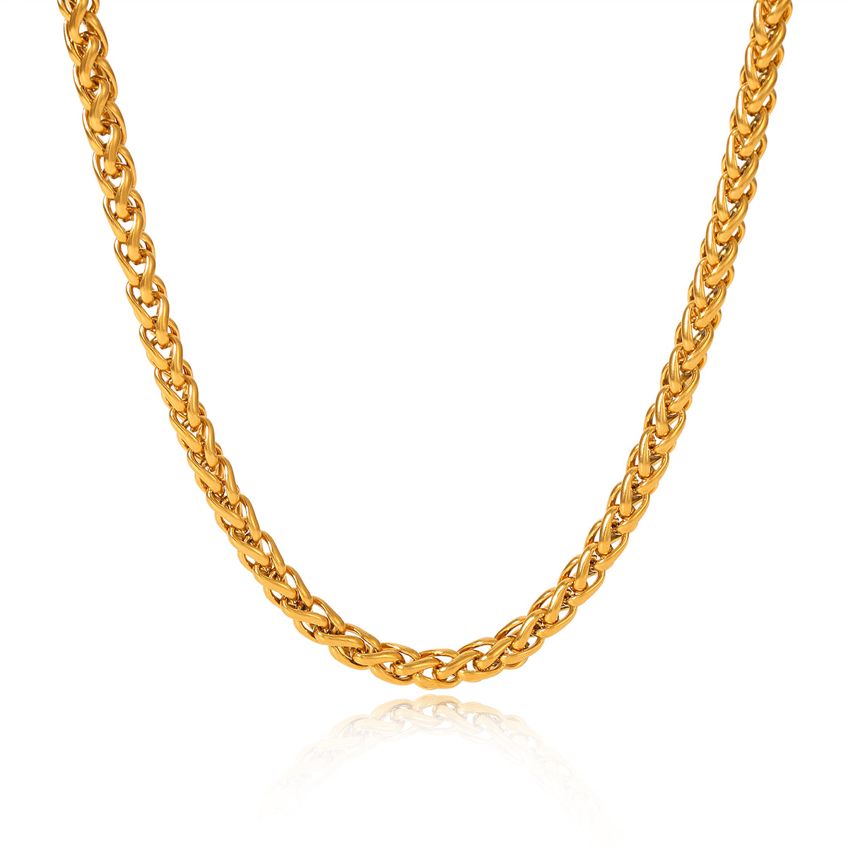 Gold Rope Chain Necklace