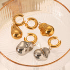 Molten Baroque Drop Earrings - 18K Gold & Silver-Plated