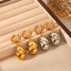 Molten Baroque Drop Earrings - 18K Gold & Silver-Plated