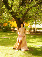 Tie Knife Pleat Ultra-Short Qipao
