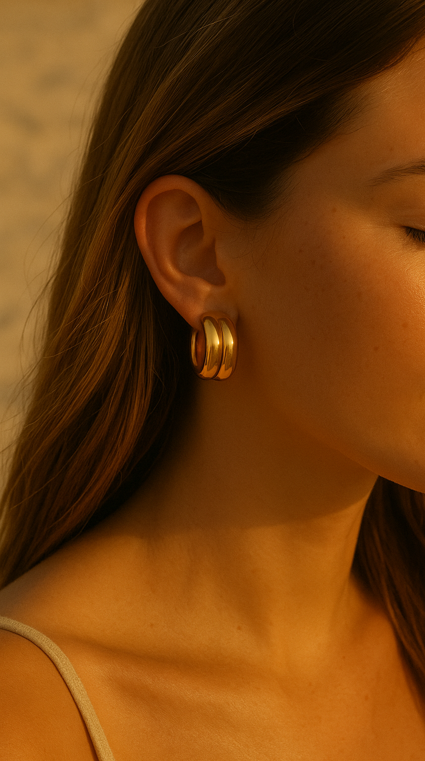 Double Chunky Hoops